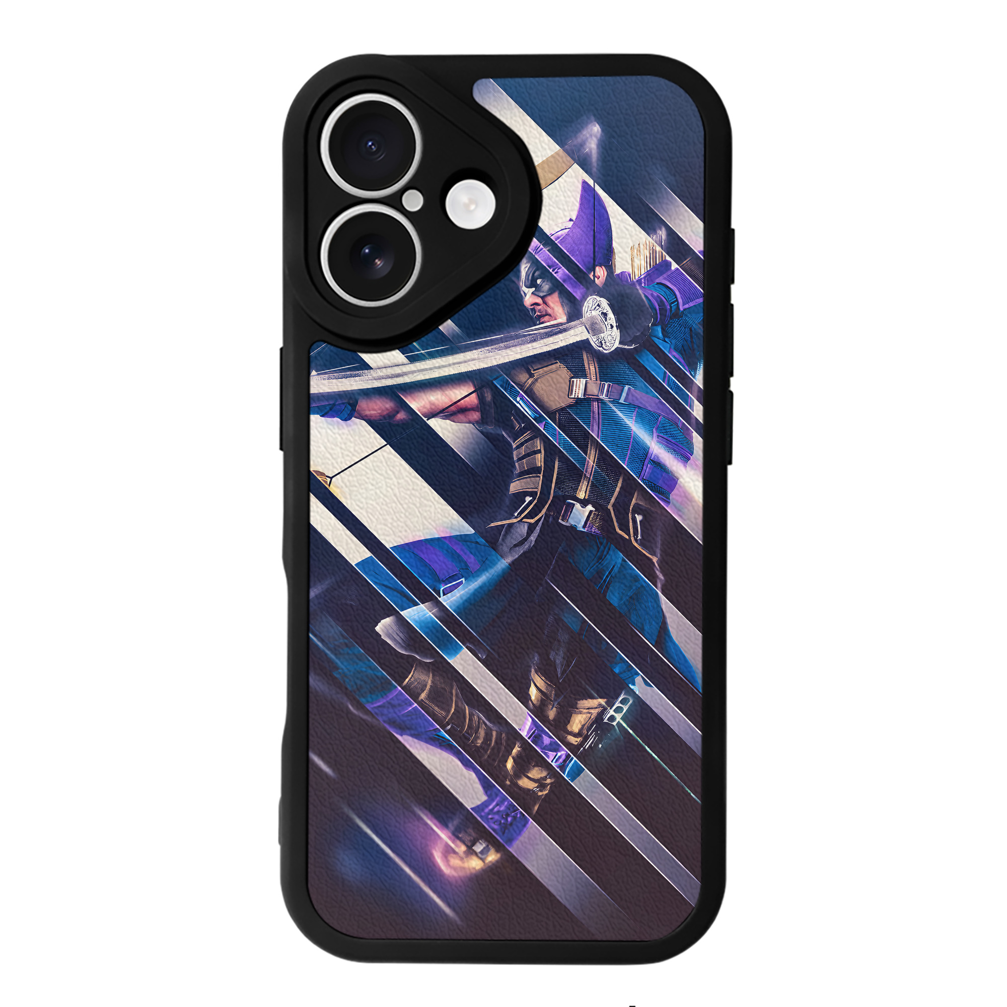 （画像用） アベンジャーズ The Avengers 【iPhone 16シリーズ対応】シリコンスマホケース（レザー調） 材質：シリコン